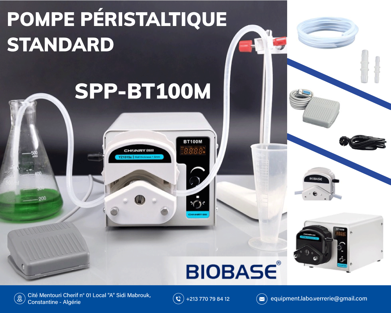 Pompe péristaltique standard Biobase SPP-BT100M